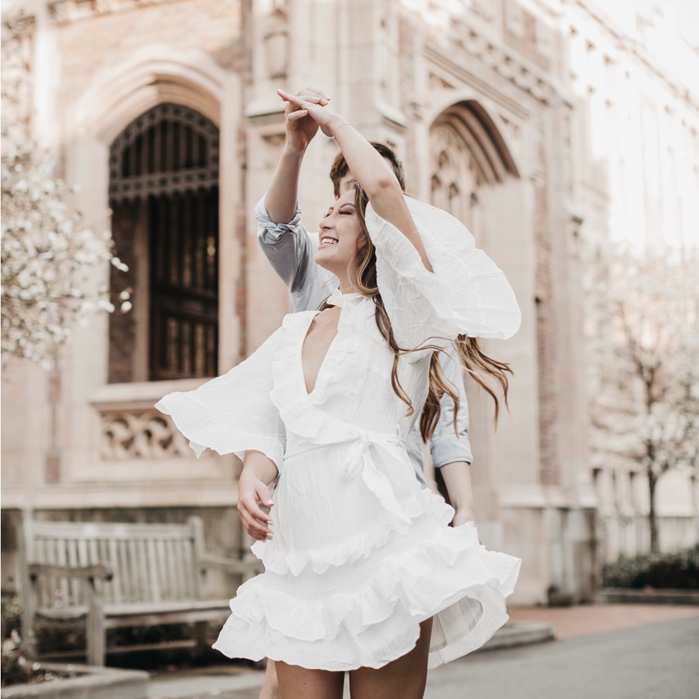 🌸5 for $20🌸 White Layered Dress